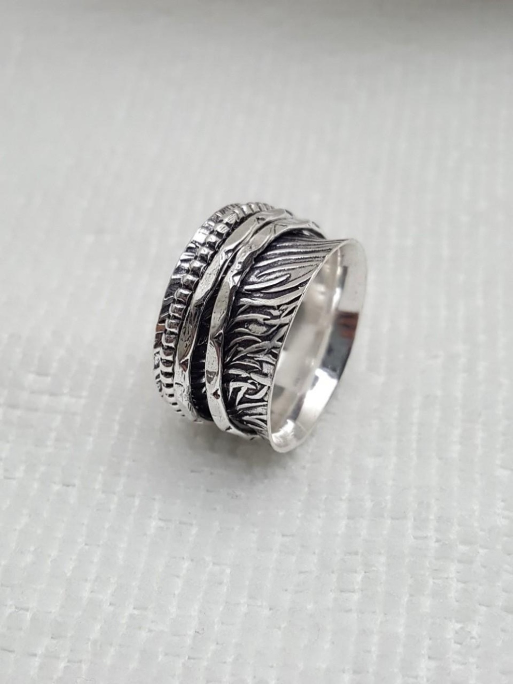 925 Silver Spinner Band Ring